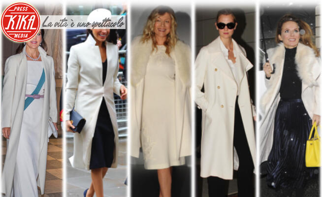 Principessa Mary di Danimarca, Meghan Markle, Karlie Kloss, Natasha Stefanenko, Geri Halliwell - 03-01-2020 - Un cappotto bianco per sentirsi una regina delle nevi 