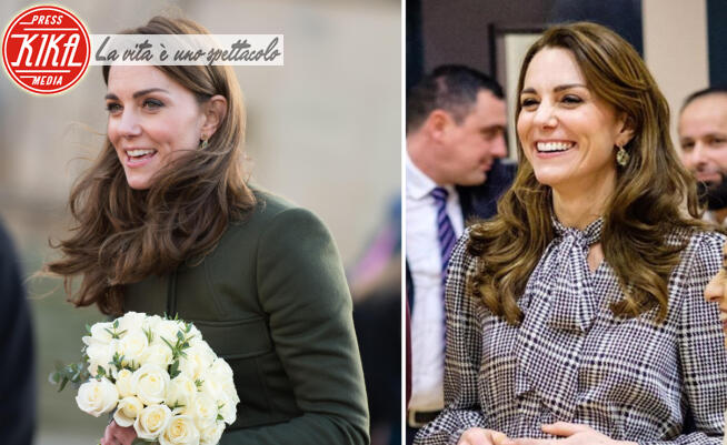 Kate Middleton - Bradford - 15-01-2020 - Kate Middleton cheap & chic: cappotto verde McQueen, abito Zara