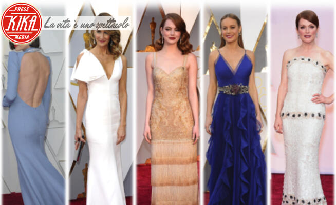 Emma Stone, Julianne Moore, Brie Larson, Laura Dern, Charlize Theron - Los Angeles - 22-01-2020 - Oscar dell'eleganza: 2019-2015, 5 anni di best dressed!