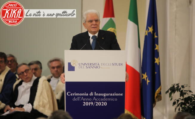 Sergio Mattarella - Sant'Agata De' Goti - 28-01-2020 - Mattarella inaugura l'anno accademico dell'Università di Sannio