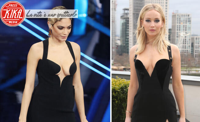 Elodie, Jennifer Lawrence - Sanremo - 08-02-2020 - Sanremo 2020, Elodie e Jennifer Lawrence: chi lo indossa meglio?