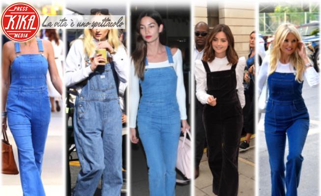 Jenna Coleman, Sophie Turner, Lily Aldridge, Christie Brinkley, Heidi Klum - 02-03-2020 - Arriva la primavera e con essa la salopette di jeans!