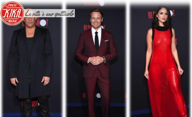 Eiza Gonzales, Sam Heughan, Vin Diesel - 11-03-2020 - Vin Diesel, Sam Heughan, Eiza Gonzales: il trio di Bloodshot