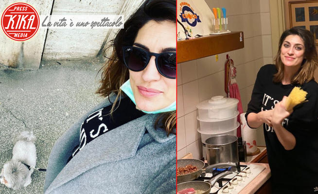 Elisa Isoardi - 19-03-2020 - Elisa Isoardi: a spasso col cane, La Prova del Cuoco in casa