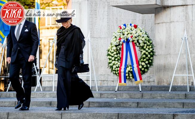 Regina Maxima d'Olanda, Re Willem-Alexander d'Olanda - Amsterdam - 04-05-2020 - Willem e Maxima ricordano i morti della Seconda Guerra Mondiale