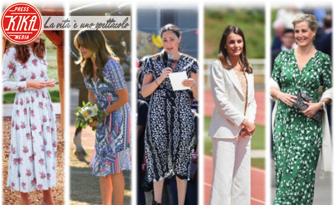 Principessa Sofia di Svezia, Meghan Markle, Contessa Sofia di Wessex, Kate Middleton, Letizia Ortiz - 11-06-2020 - Zeppe 