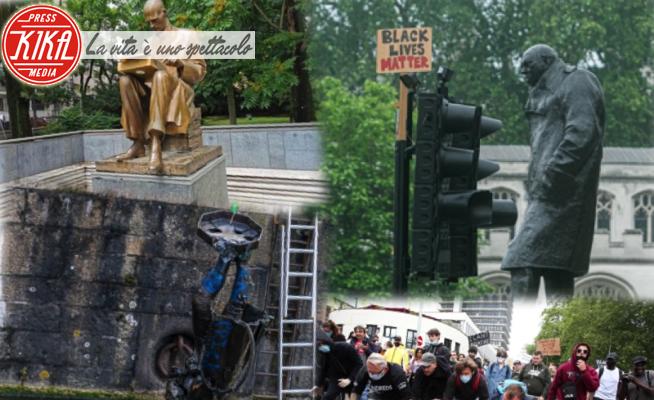 Statua Indro Montanelli, Statua Edward Colston - 12-06-2020 - Black Lives Matter: giù le statue, anche quella di Montanelli