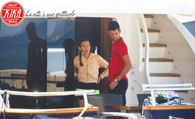 Jelena Ristic, Novak Djokovic - 17-06-2020 - Djokovic positivo al Covid, all'Adria Tour era arrivato in yacht
