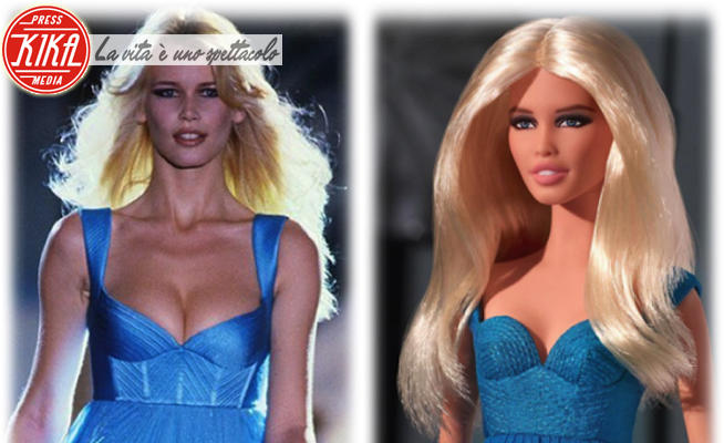 Claudia Schiffer, per i 50 diventa una Barbie!