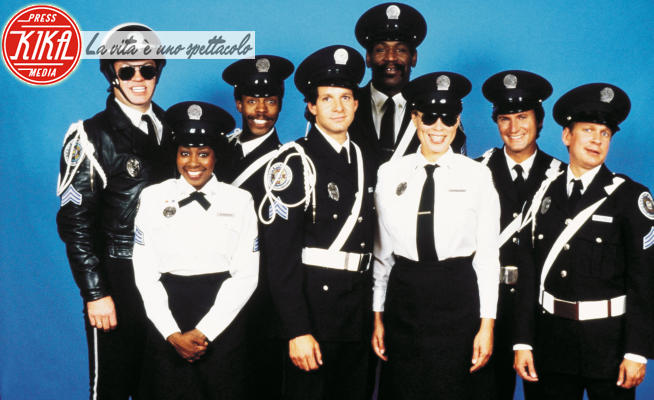 Michael Winslow, Bubba Smith, Steve Guttenberg, Marion Ramsey, Leslie Easterbrook - Hollywood - 01-01-1986 - Scuola di Polizia, morta la dolce star del cult anni 80