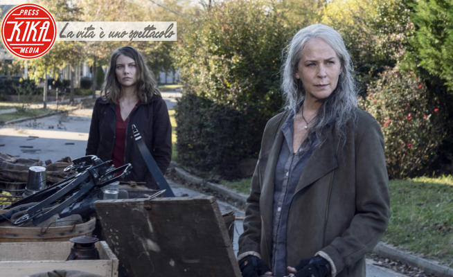 Melissa McBride, Lauren Cohan - Los Angeles - 13-11-2020 - The Walking Dead - decima stagione: foto di scena
