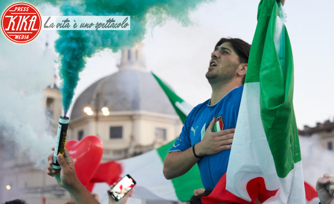 Tifosi italiani - Roma - 26-06-2021 - Euro 2020: l'Italia batte l'Austria 2-1 e vola ai quarti