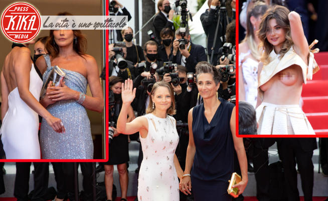 Bella Hadid, Carla Bruni, Alexandra Hedison, Jodie Foster - Cannes - 06-07-2021 - Cannes 2021, il red carpet tra scandali e curiosità 