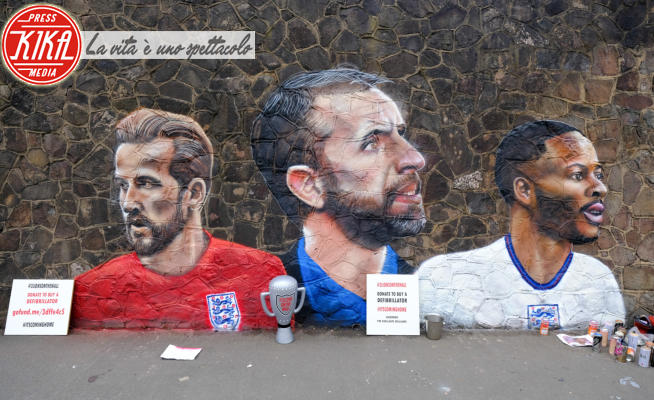 murales euro 2020 - Nuneaton - 10-07-2021 - Euro 2020: l'Inghilterra ci crede, It's coming home