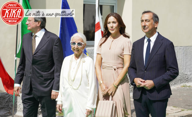 Rossana Orlandi, Anders Lendager, Beppe Sala, Principessa Mary di Danimarca - Milano - 07-09-2021 - Mary di Danimarca in visita ufficiale a Milano