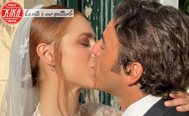 Paolo Carullo, Miriam Leone - 21-09-2021 - Miriam Leone sposa, i dettagli dell'abito da sogno 