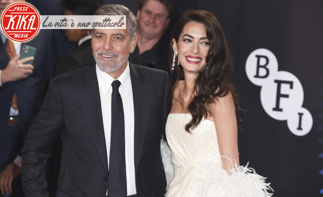 Amal Clooney, George Clooney - Londra - 10-10-2021 - George Clooney e Amal Alamuddin, che coppia meravigliosa!