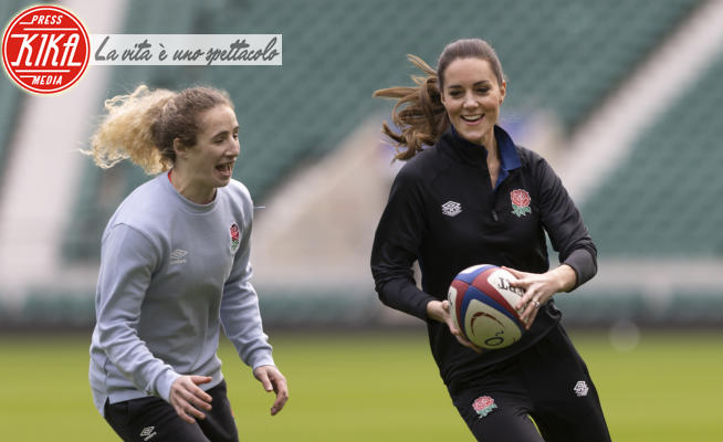 Kate Middleton - Londra - 02-02-2022 - Rugby Kate, Kate Middleton madrina del rugby britannico