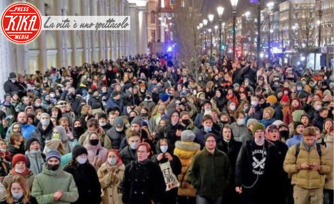 Manifestazione pro Ucraina - San Pietroburgo - 24-02-2022 - Guerra in Ucraina: da Milano a Londra, #standwithukraine