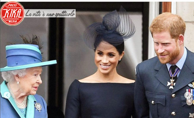 Meghan Markle, Regina Elisabetta II, Principe Harry - 15-04-2022 - Harry e Meghan, visita a sorpresa alla regina Elisabetta 