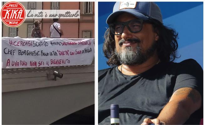 Protesta contro Alessandro Borghese - Livorno - 09-06-2022 - Cercasi schiavo! Livorno attacca Alessandro Borghese