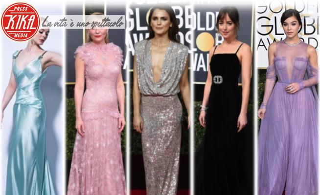 Dakota Johnson, Hailee Steinfeld, Keri Russell, Elle Fanning, Kirsten Dunst - 04-01-2023 - Golden Globes 2024: 5 anni di look da favola
