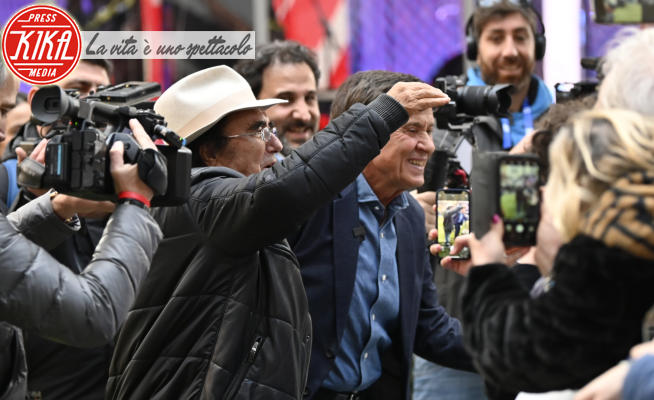 Al Bano, Gianni Morandi - Sanremo - 05-02-2023 - Sanremo 2023, Al Bano e Morandi scaldano i fan 