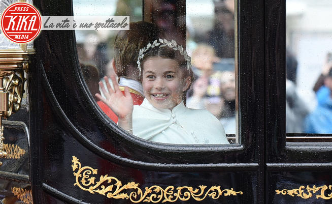 Prince William, Princess Charlotte, Princess Kate - Londra - 06-05-2023 - God Save the king, la sfilata in carrozza