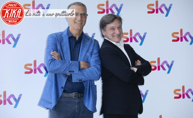 Giuseppe Bergomi, Fabio Caressa - Milano - 04-07-2023 - Palinsesti Sky 23-24: Germania 2024 sarà l'apice della stagione