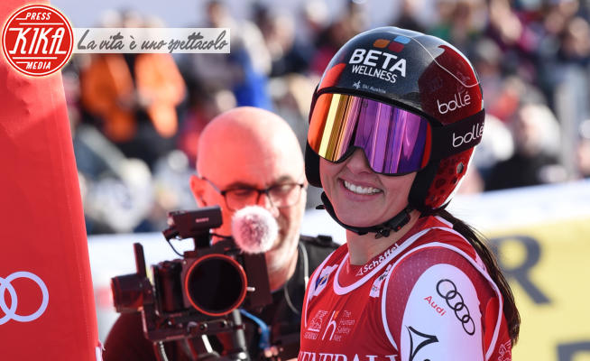 Stephanie Venier - Cortina d'Ampezzo - 29-01-2024 - Cortina Audi Fis Ski World: cinque atlete sul podio