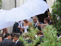 Elisabetta Gregoraci, Flavio Briatore - Roma - 14-06-2008 - Matrimonio Briatore-Gregoraci: la sposa svelata