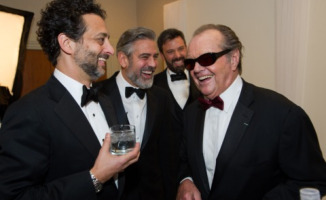 Grant Heslov, Jack Nicholson, Ben Affleck, George Clooney - Hollywood - 24-02-2013 - Oscar 2013: quel mattacchione di Jack Nicholson