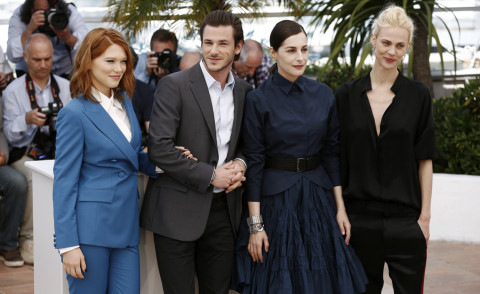 Lea Seydoux, Amira Casar, Gaspard Ulliel - Cannes - 17-05-2014 - Cannes 2014: sulla croisette il biopic di Yves Saint Laurent