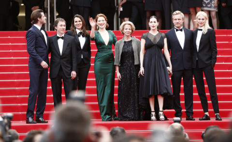 Aymeline Valade, Lea Seydoux, Amira Casar, Gaspard Ulliel - Cannes - 17-05-2014 - Cannes 2014: il red carpet di Saint Laurent
