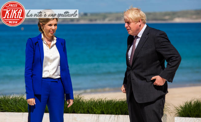 Carrie Johnson, Boris Johnson - 12-06-2021 - G7: le immagini del vertice in Cornovaglia