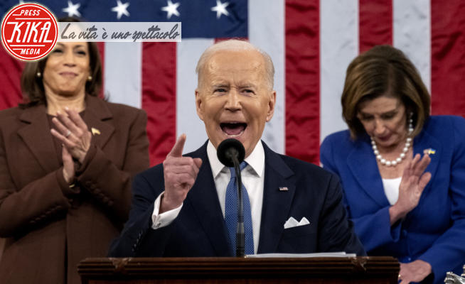Kamala Harris, Joe Biden, Nancy Pelosi - Washington - 01-03-2022 - Biden & co:le gaffe (alcune imperdonabili)sulla guerra d'Ucraina