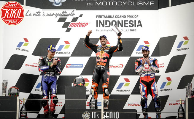 Miguel Oliveira, fabio Quartararo, Johann ZARCO - Lombok - 20-03-2022 - Moto GP d'Indonesia: vince Oliveira, Morbidelli primo italiano