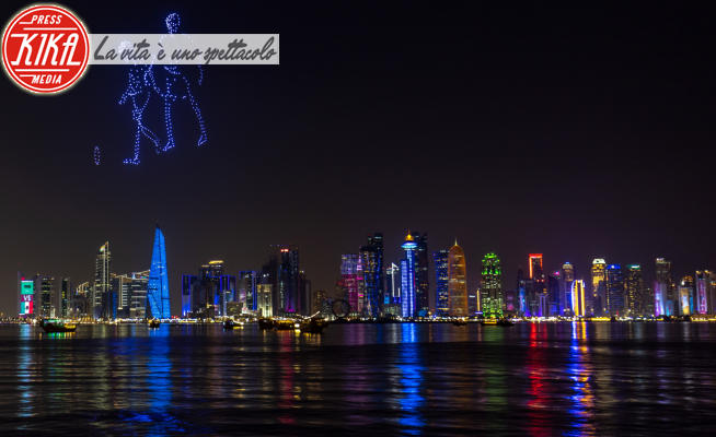 West Bay Drone Show - DOHA - 30-11-2022 - Qatar 2022, Doha by night: il suggestivo West Bay Drone Show